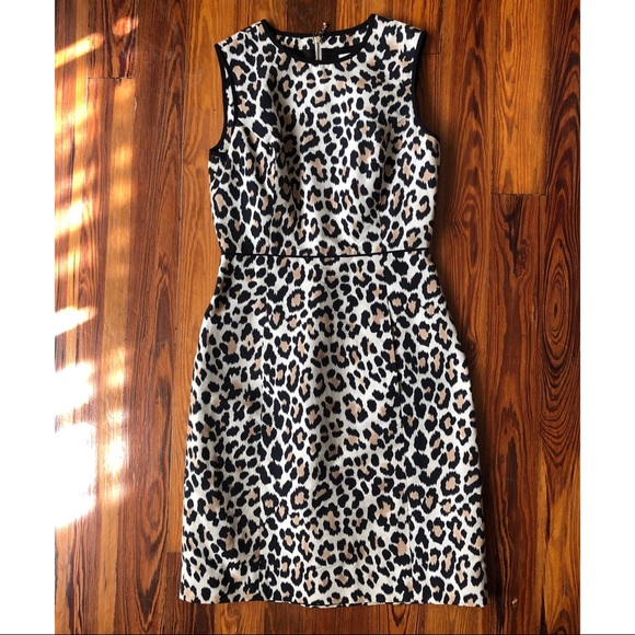 Kate Spade Jacquard Leopard Dress - Picture 1 of 8